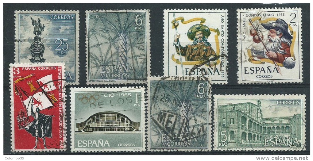 Spagna 1965 Usato - 8v - Nuovi