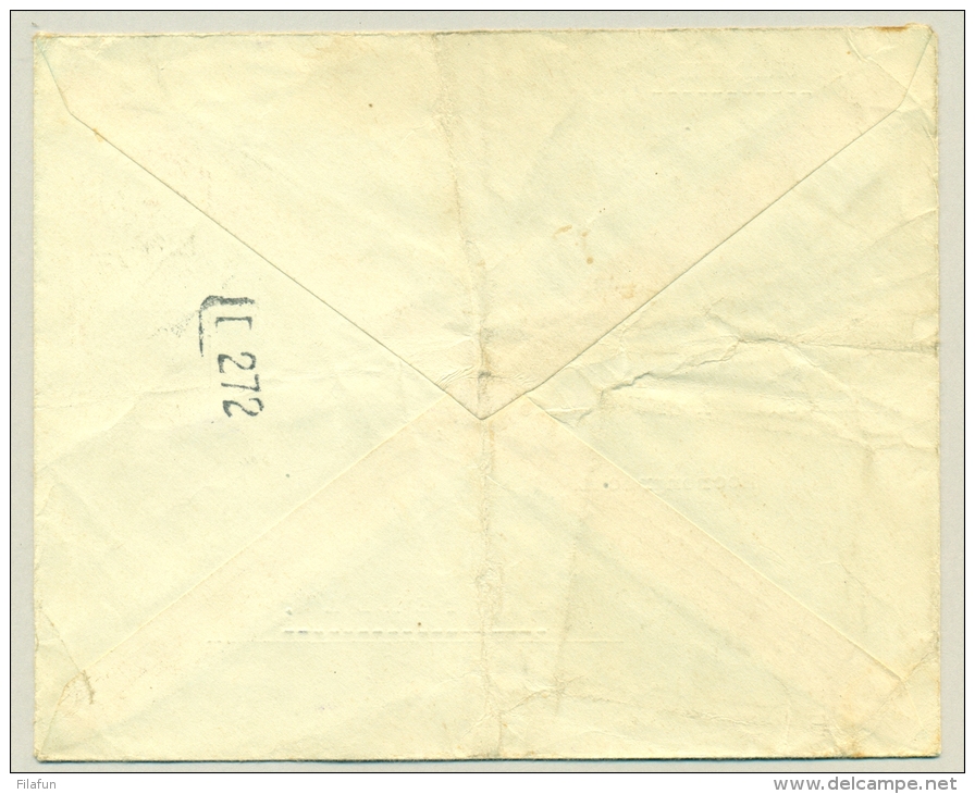 Curacao - 1922 - 5+2,5 Ct Envelop Olijfbruin Met Bijfrankering Per CRYNSSEN Naar Amsterdam - Niederländische Antillen, Curaçao, Aruba