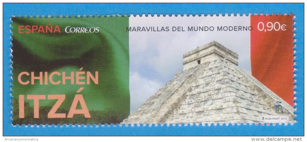 MEXICO  "CHICHÉN ITZÁ"  (piramide De Chichén Itzá) Stamp New/Nuevo    S-1454 - Otros & Sin Clasificación