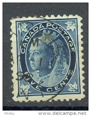 Canada 1897 5 Cent Victoria Leaf Issue #70 - Neufs