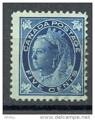 Canada 1897 5 Cent Victoria Leaf Issue #70 - Unused Stamps