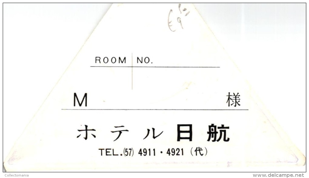 11 HOTEL Labels  JAPAN JAPON   TOKYO  Diamond Prince Okura Nikko  Fuji New Japan Palace Imperial