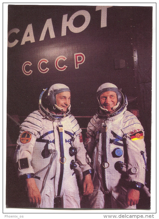 Astronaut Spaceman Cosmonaut - DDR East Germany USSR Russia, Space Program, Propaganda PC - Espace