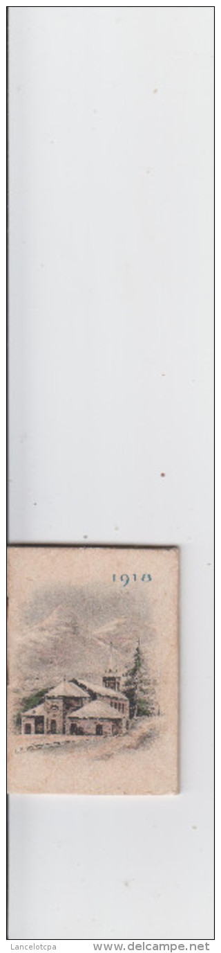 CALENDRIER 1918 Sous Forme D'un Petit Carnet - Petit Format : 1901-20