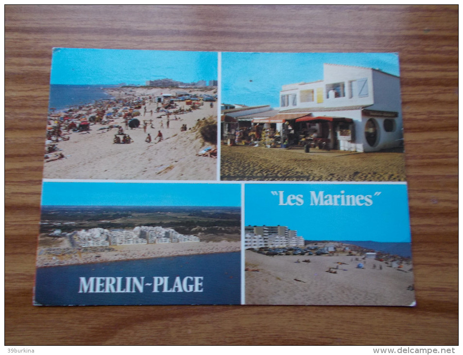 ST-HILAIRE-DE-RIEZ Multi Vues  MERLIN PLAGE  "Les Marines" 1979 - Saint Hilaire De Riez