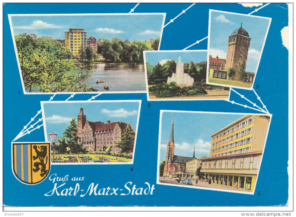 Deutschland, CP/PK, Karl-Marx-Stadt, Ungebraucht, - Siehe Scan *) - Chemnitz (Karl-Marx-Stadt 1953-1990)