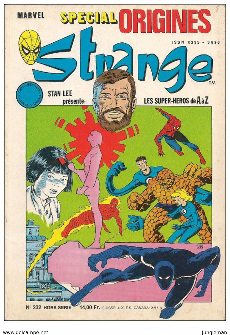 Strange Spécial Origines N° 232 Bis - Editions Sémic à Lyon - Avril 1989 - Complet - Strange