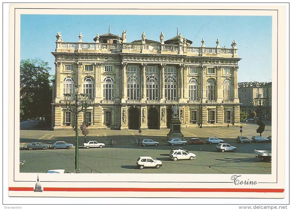 F3370 Torino - Piazza Castello - Palazzo Madama - Auto Cars Voitures / Non Viaggiata - Palazzo Madama