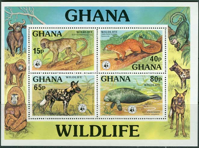 Ghana 1977. Michel Bl.#71 MNH/Luxe. WWF. (TS05) - Unused Stamps