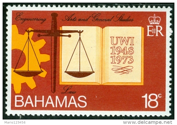 BAHAMAS, BRITISH COMMONWEALTH, 1973, FRANCOBOLLO NUOVO (MLH*), Scott 357 - Bahamas (1973-...)