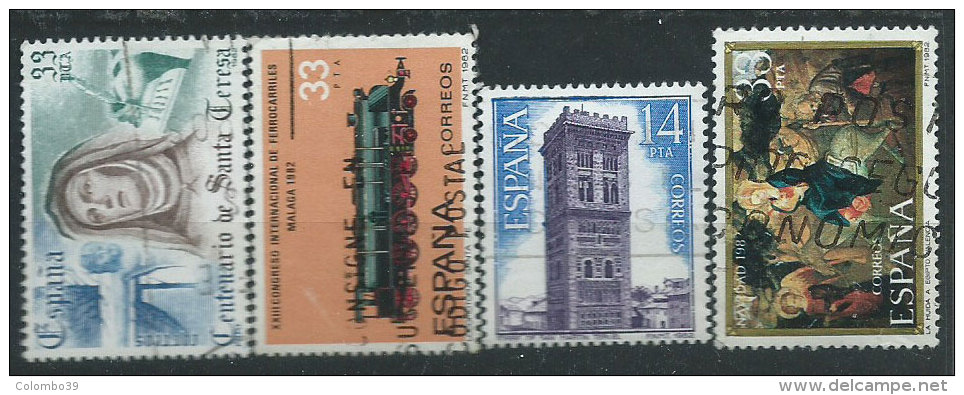 Spagna 1982 Usato - 4v - Usati