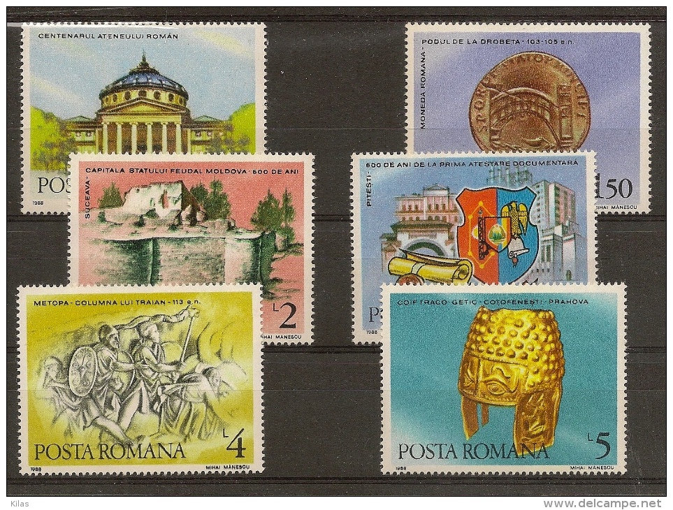 ROMANIA - Rumanian History 1988 - Archäologie