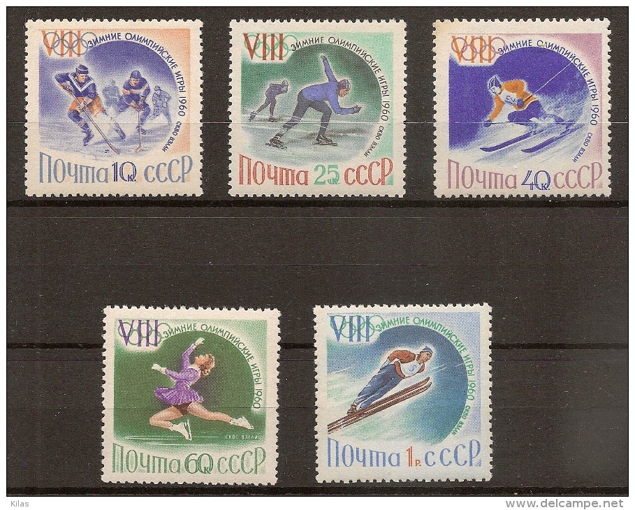 RUSSIA - Winter Olympic Games 1960 - Hiver 1960: Squaw Valley