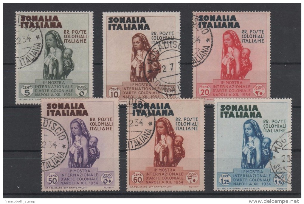 Somalia 1934 2 Mostra Internazionale Serie Cpl P.o. US +++ - Somalia