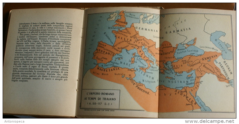 ITALIA 1940 - ATLANTE DI ROMA NEL PERIODO FASCISTA