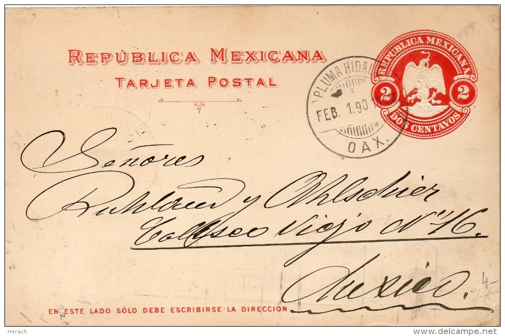 MEXIQUE ENTIER POSTAL 1901 - Mexico