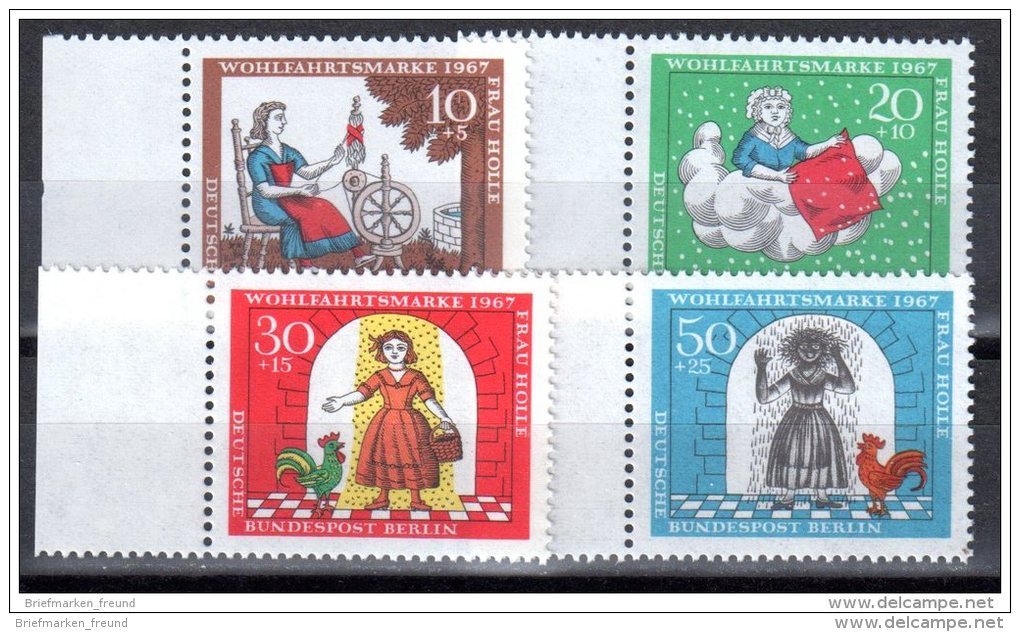 Berlin 1967 Mi. 310-313 ** Märchen Der Brüder Grimm (IV) Postfrisch (pü1262) - Ungebraucht