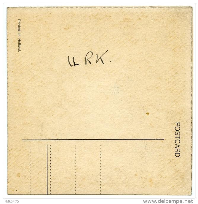 ARTIST : RYKA BLEEKER : PAYS-BAS: URK (10.5 X 10.5cms Approx.) - Urk