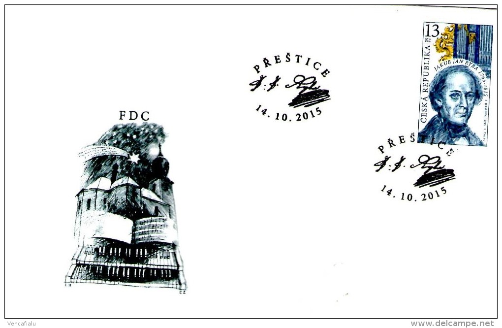 Year 2015 - Jakub Jan Ryba, FDC - FDC