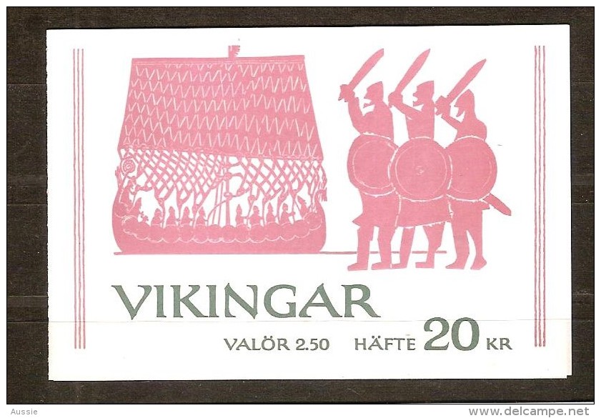 Suede Zweden 1990 Carnet C1575-82 ***  MNH Cote 10 Euro Vikings - 1981-..