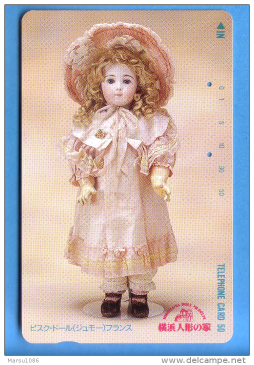 Japan Japon Telefonkarte Phonecard - Doll Museum Puppe POUPEE - Giochi