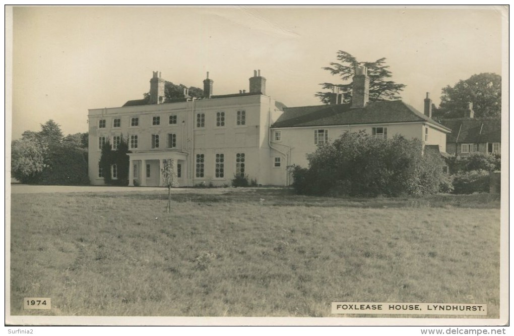 HANTS - LYNDHURST -  FOXLEASE HOUSE (GIRL GUIDES) RP  Ha367 - Other & Unclassified