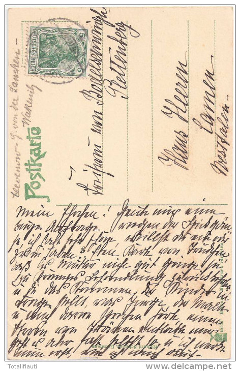 CLEVENOW Schloß Rittergut Klevenow Autograf Adel Von Der Lancken Wakenitz 14.11.1910 An Freifrau Von Bodelschwingh Plett - Grimmen