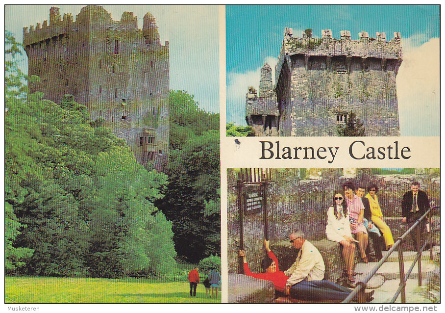 Ireland PPC Blarney Castle TRA LI 1978 LOS ANGELES Calif. USA (2 Scans) - Cork