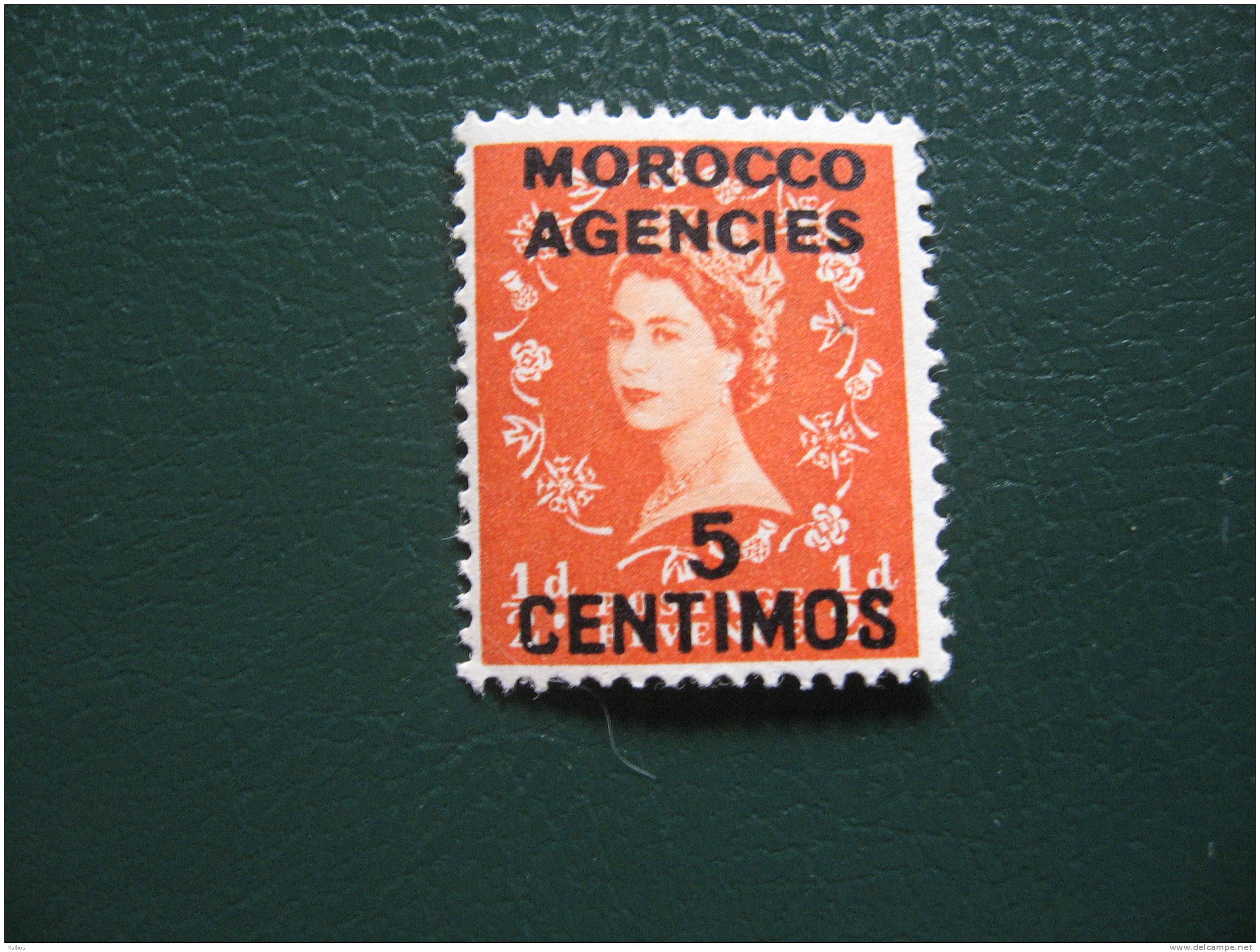MAROC  (brit.)  Spanish 1956 (*)  S&G # 189 - W165-  St Edward´s Crown - Gomme & Charnière - Gum & Hinge - Marruecos (1956-...)