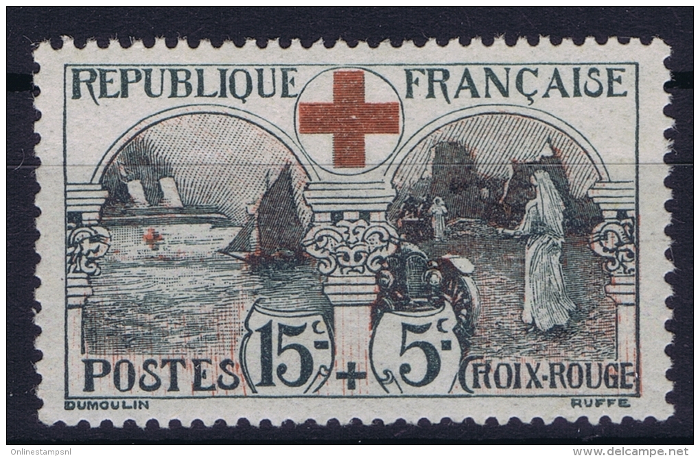 FRANCE: Yvert Nr 156 MH/*, Avec  Charnière , Mit Falz - Neufs