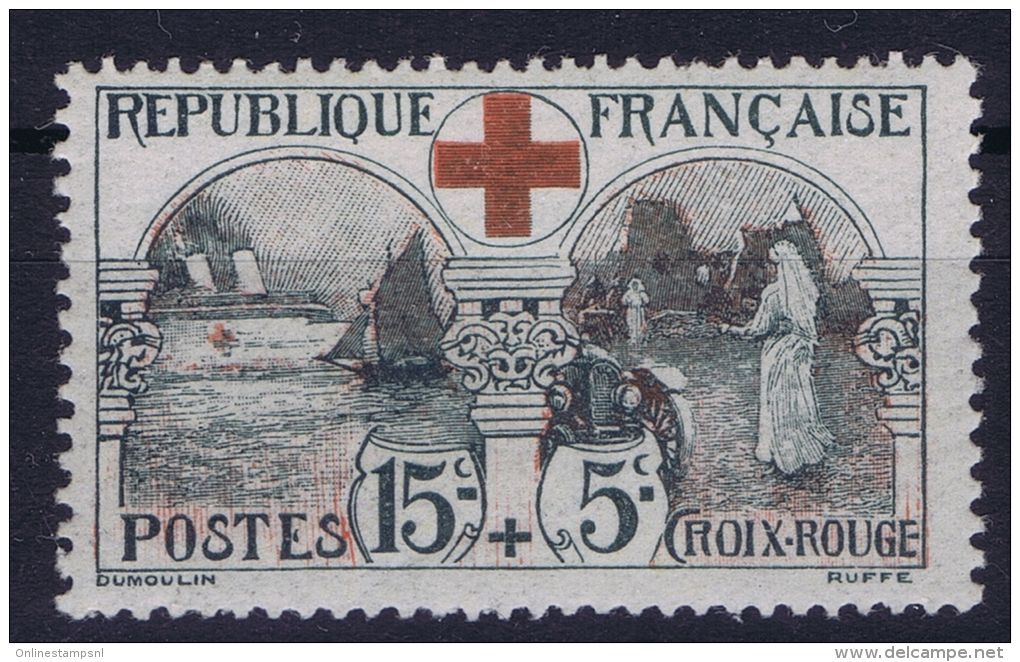 FRANCE: Yvert Nr 156 MH/*, Avec  Charnière , Mit Falz - Unused Stamps