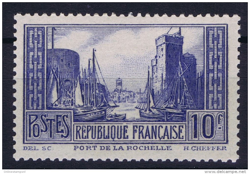 FRANCE: Yvert Nr 261  Type II MH/*, Avec  Charnière , Mit Falz - Neufs