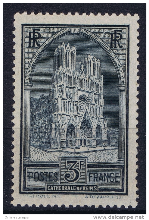 FRANCE: Yvert Nr 259  Type I MH/*, Avec  Charnière , Mit Falz - Neufs