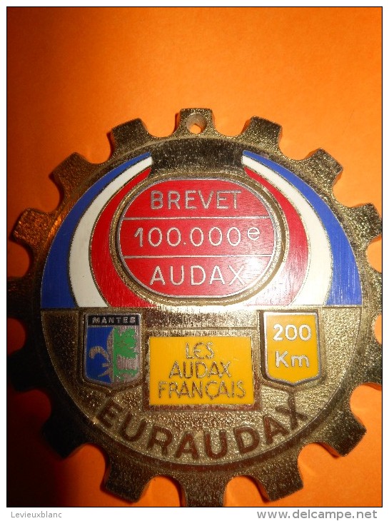 AUDAX/Brevet 100 000eme/Les Audax Français/200 Km/Euraudax/Mantes/ 1982   SPO77 - Sonstige & Ohne Zuordnung