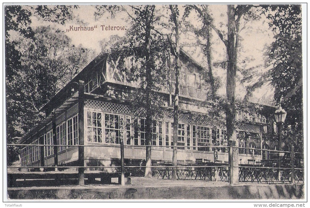 TETEROW Kurhaus 15.7.1918 Als Feldpost Gelaufen - Teterow