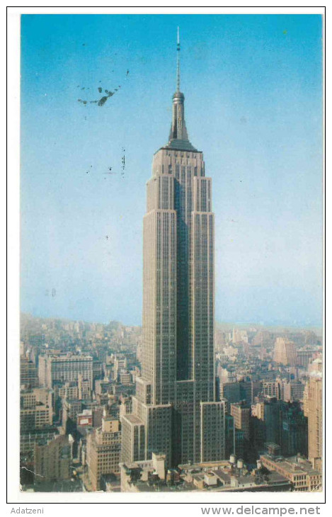 FRA CARTOLINA POST CARD STATI UNITI D’AMERICA U.S.A. UNITED STATES OF AMERICA NEW YORK CITY – EMPIRE STATE BUILDING VIAG - Empire State Building