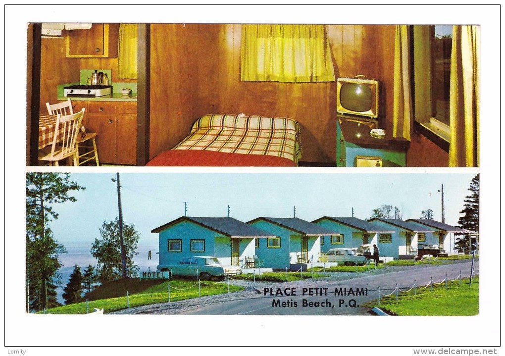 Canada Place Petit Miami Metis Beach Hotel Voiture Americaine - Gaspé
