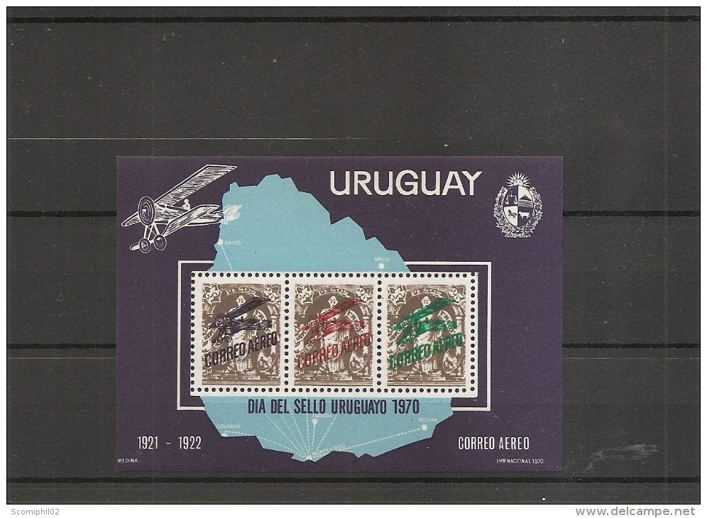 Uruguay -Journée Du Timbre 1970 ( BF 19 XXX -MNH) - Uruguay