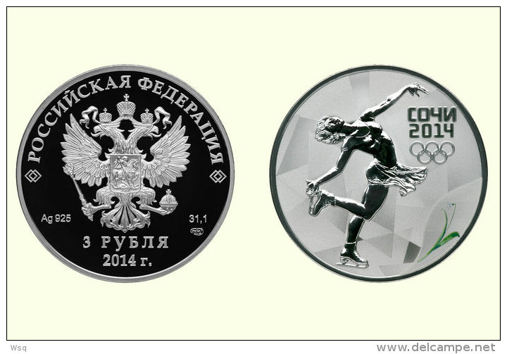 [N53-071  ]   2014 Sochi Winter Olympic Games , Coin,   Postal Stationery-Postsache F - Winter 2014: Sochi