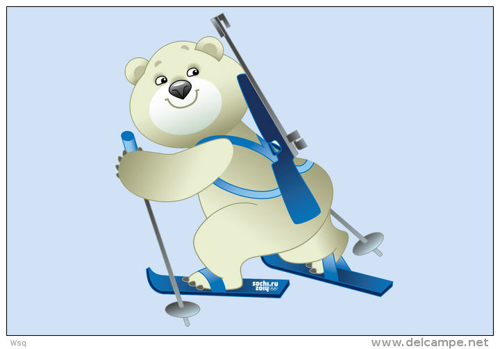 [N53-066  ]   2014 Sochi Winter Olympic Games ,  Postal Stationery-Postsache F - Winter 2014: Sotschi