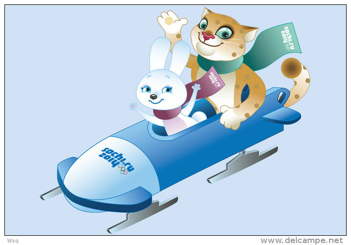 [N53-062  ]   2014 Sochi Winter Olympic Games ,  Postal Stationery-Postsache F - Winter 2014: Sochi