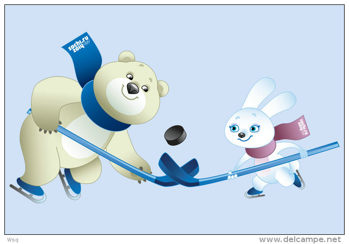 [N53-059  ]   2014 Sochi Winter Olympic Games ,  Postal Stationery-Postsache F - Winter 2014: Sochi