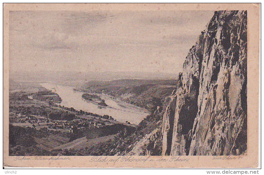 AK Blick Auf Rhöndorf Und Den Rhein (19013) - Röhndorf