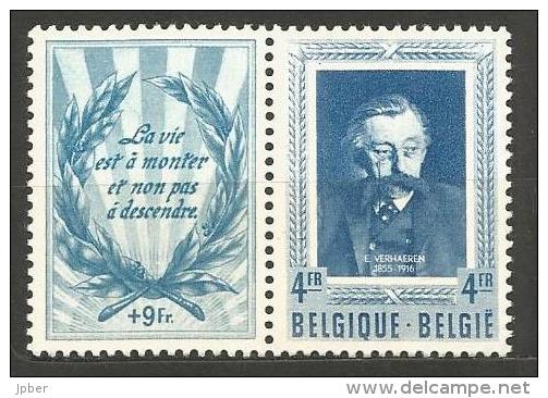 (R010) Belgique N° 898 ** Avec Vignette - Emile Verhaeren - Ongebruikt