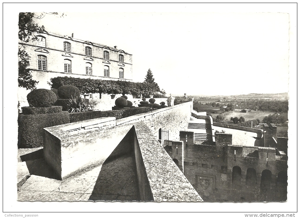 Cp, 84, Ansouis, Le Château, Façade - Ansouis