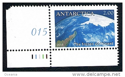 Antartica Post Sheet Number And Color Bars - Other & Unclassified