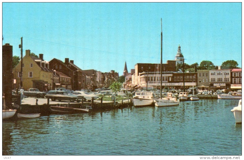 - Downtown Annapolis, Maryland As Seen Fromthe City Dock. - - Annapolis