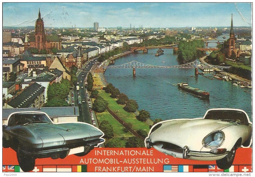 D623 - POSTAL - INTERNATIONALE AUTOMOBIL-AUSSTELLUNG FRANKFURT  / MAIN - Frankfurt A. Main