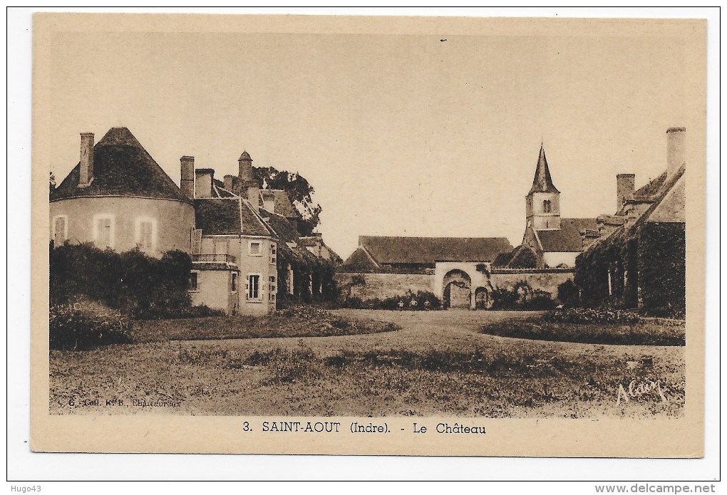 SAINT AOUT - N° 3 - LE CHATEAU - CPA  NON VOYAGEE - Sonstige & Ohne Zuordnung