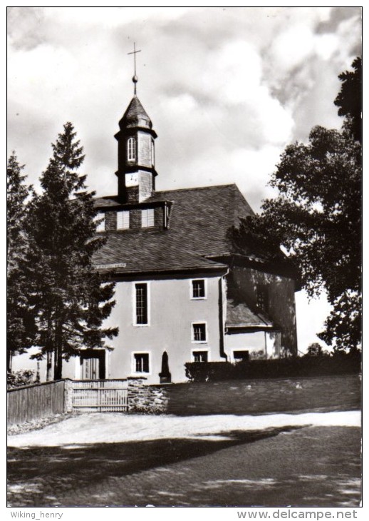 Breitenbrunn Im Erzgebirge - S/w Kirche - Breitenbrunn